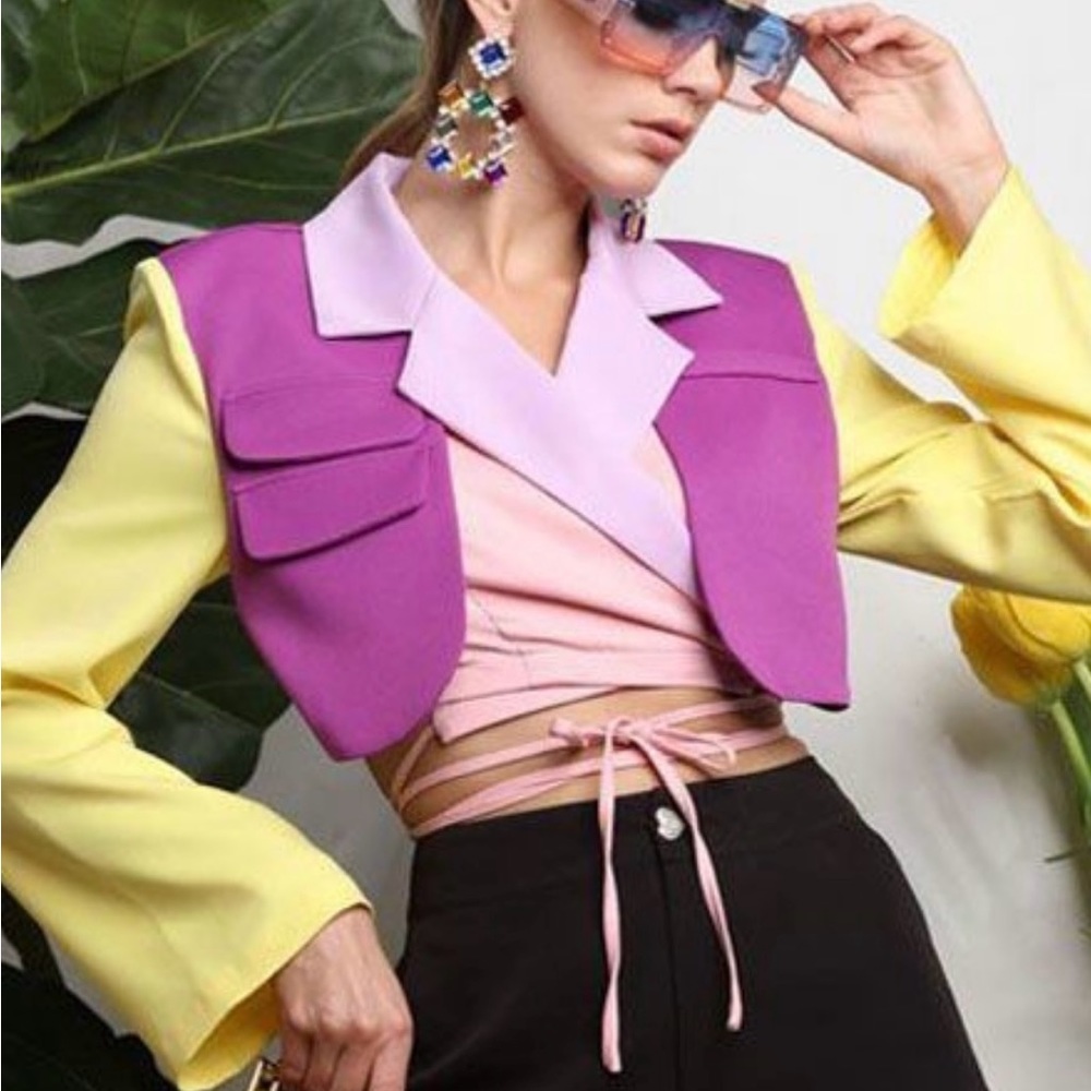 Crop Wrap Jacket